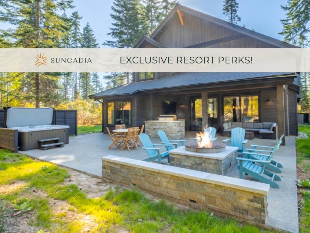 Suncadia 4 Bdrm Home Beautiful Floor To Ceiling Fireplace Кли Елъм Екстериор снимка